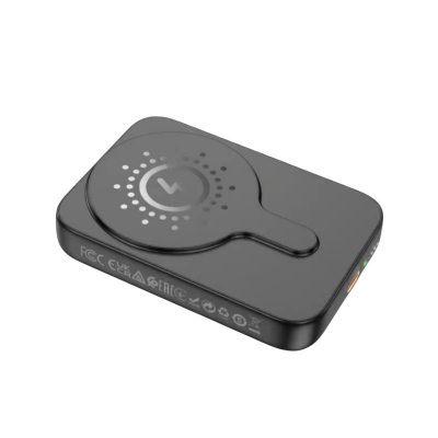 Picture of HOCO | J117A Esteem 10000mAh Magnetic Wireless Power Bank | PD 20W USB-C + 15W/10W/7.5W/5W Wireless (MagSafe 7.5W) | Type-C 18W Input | LED Power/Fast-Charge Indicator | For iPhone 12-15 & Android