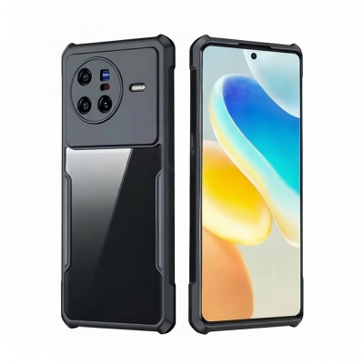 Picture of Xundd Back Cover for Vivo X80 Transparent Hybrid Hard PC Back Bumper