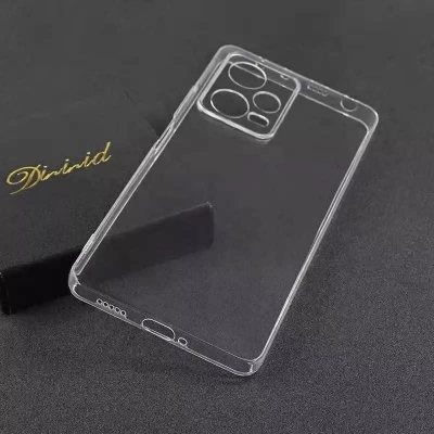 Picture of For Xiaomi Redmi Note 12 Pro Plus 5G Premium Silicone Case Crystal Clear Soft TPU Ultra-Thin Transparent Flexible Protective Mobile Phone Back Cover