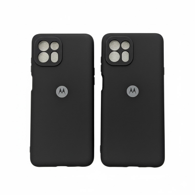 Picture of For Motorola Edge 20 Fusion Silicone Case with Camera Protective Soft Touch Finised Silky Liquid Silicone Premium Mobile Phone Back Cover Motorola Edge 20 Fusion