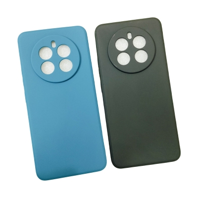 Picture of Realme 12+ Silicone Back Case with Camera Protective Soft Touch Finised Silky Liquid Silicone Premium Mobile Phone Back Cover Narzo70 / Narzo 70Pro5g Back Case RealmeNarzo70Pro