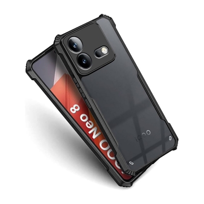 Picture of For vivo iQOO Neo8 Hard Clear Acrylic Shockproof TPU Bumper Mobile Phone Case Back Cover