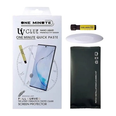 Picture of Motorola Edge 30 Ultra One Minute Series Premium UV Screen Protector with Edge to Edge Full Coverage