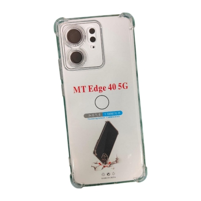 Picture of Motorola Edge 40 Premium Silicone Case Crystal Clear Soft TPU Ultra-Thin Transparent Flexible Protective Mobile Phone Back Cover