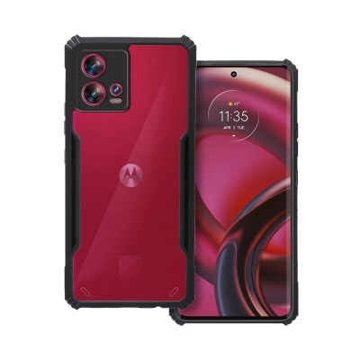 Picture of For Motorola Edge 30 Fusion Luxury Stylish Xunddu Case Clear Transparent Back Cover