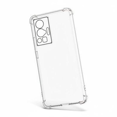 Picture of for vivo X70 Pro Silicone Airbag cover Shockproof Transparent Protective Clear Back Cover TPU Case