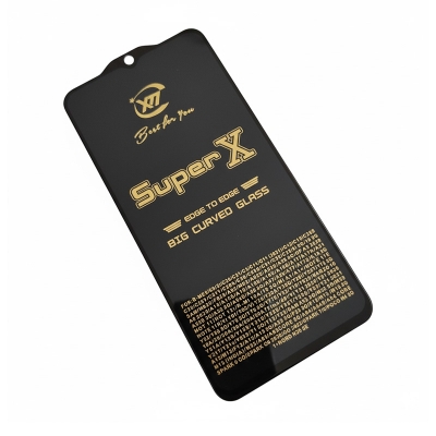 Picture of Tecno Spark 6 Go (6.52'' inches DISPLAY) Tempered Glass 9D Full Glue Cover Edge-Edge Anti-Scratch Anti-Fingerprint Tempered Glass Screen Protectors