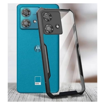 Picture of For Motorola Edge 40 Neo 5G Shockproof TPU Bumper Clear Acrylic Mobile Phone Case For Motorola Edge 40 Neo 5G Back Cover