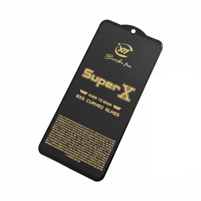 Picture of OPPO A16 (6.52'' inches DISPLAY) Tempered Glass 9D Full Glue Cover Edge-Edge Anti-Scratch Anti-Fingerprint Tempered Glass Screen Protectors