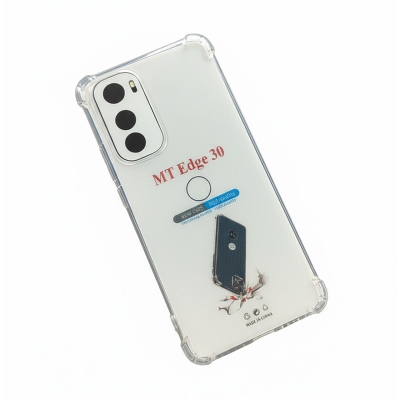 Picture of Motorola Edge 30 Premium Silicone Case Crystal Clear Soft TPU Ultra-Thin Transparent Flexible Protective Mobile Phone Back Cover