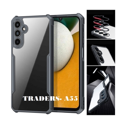 Picture of Samsung Galaxy A55 5g Back Case Camera Protection Xundd Transparent Protective Mobile Phone Back Cover Samsung A55 5g Mobile Phone Back Cover With Camera Protective Back Case