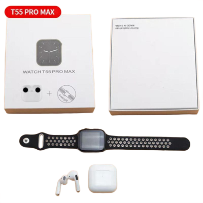 Picture of T55 Pro Max Smart Watch With Bluetooth Headphone - Smart Watch