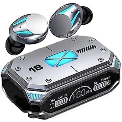 Picture of M41 V5.3 TWS Bluetooth Headphone Stereo Low Latency Video Game Earphone E-sports Earbuds Digital Display Touch HD Call Noise Reduction