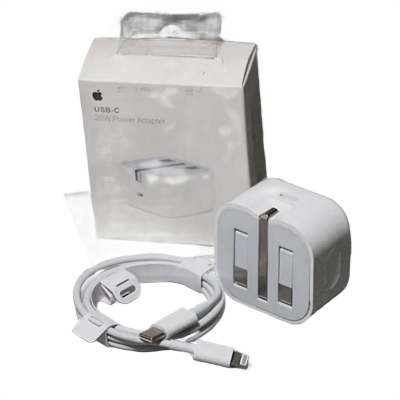 Picture of 20W USB C Power Adapter FOR iphone 14/13/12/11/X with type c to lightg cable Three pin Apple