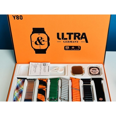 Picture of Ultra Smart Watch Y80 Touch Screen 8+1 Strap