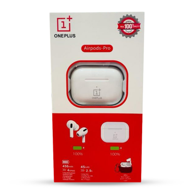 Picture of Airpods Pro Oneplus  Wireless Earbuds - Bluetooth Headphone-White
