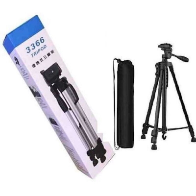 Picture of 3366 professional and lightweight colorful tripod for camera and video made of aluminium alloy by idea trade bd