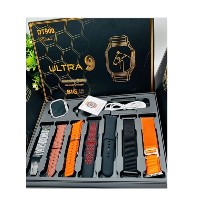 Picture of DT900 ultra with 2.06 Inch Big Screen 49mm Sport 7 in 1 Smart Watches Best New Multi Strap smart watch By Idea Trade Bd