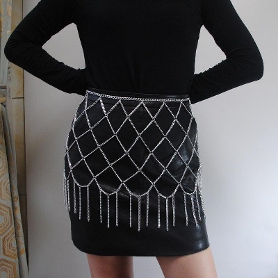 Picture of Body Chain, Tassel Skirt, Chain Skirt, Rave Wear, Bikini Chain