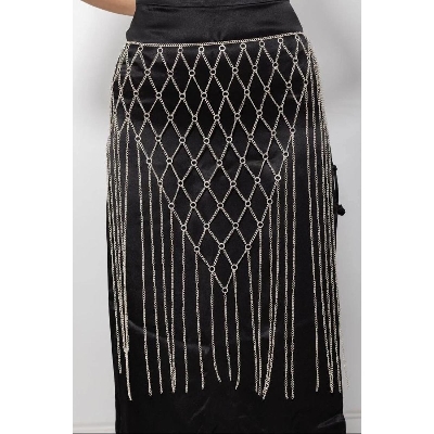 Picture of Fashionable and stylish retro body chain waist chain, simple body chain, chain skirt, Bodychain
