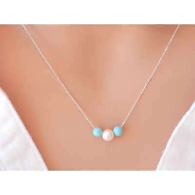 Picture of Excellent fashion neckless  Ideal jewelry gift for lover, wife, girlfriend, mother, daughter, friends, bridal.
