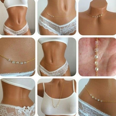 Picture of Beach bikini chain fashion chain komorer bicha bally chain