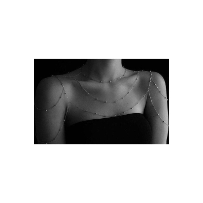 Picture of Wedding party wear bridge wearing shoulder chain fashion chain necklace jewellery chain fashion chain