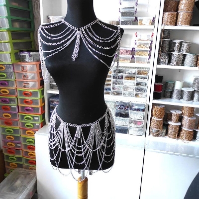 Picture of Premium Quality - Gorgeous body jewellery chain dress bikini chain dress to gift your partner - Couture - High-end - Durablity Assurance