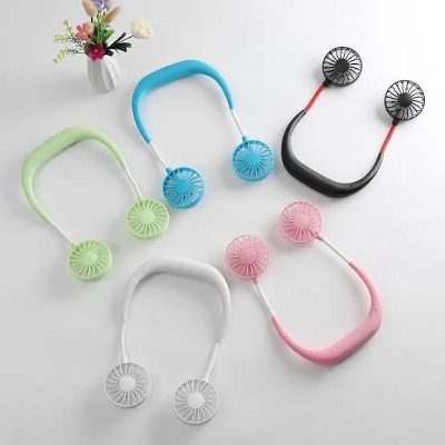 Picture of Portable mini hanging neck fan, goromer mini cooling charging  fan