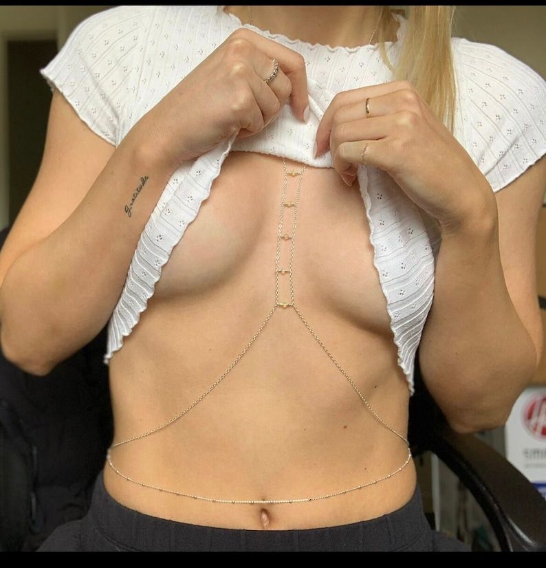 Picture of Indispensable -Double waist Y sheap body chain.Perfect with your bikini or even with your regular clothes chain
delicate body jewelry- Innovative