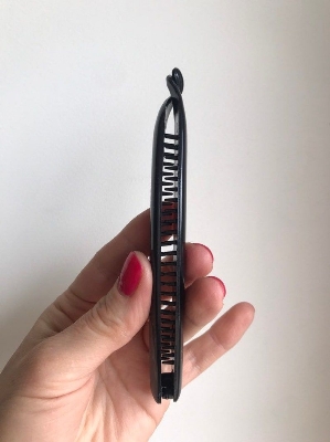 Picture of Stylish Addition - 2 pcs Beautiful and elegant black banana clip- the perfect gift for you or someone special - Modern - Choice Expression