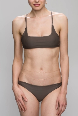 Picture of Dabble Layered Fashion Jewelry Body Chain - Sexy Tassel Festival Outfit Jewelry