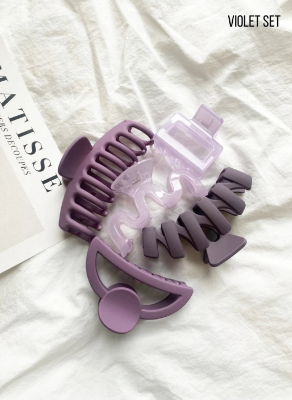 Picture of Korean style Hair Clip set Women Fashion Hair Clip Women Claw clip Hair Accessories