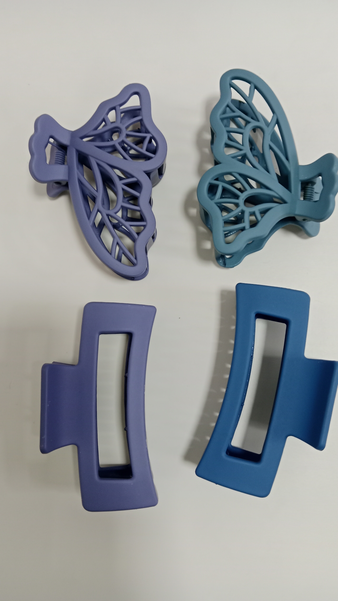 Picture of 4 pcs matt hair claw clip for women fashion claw clip