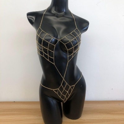 Picture of Korean style body jewellery chain women body jewellery chain fashion jewellery chain