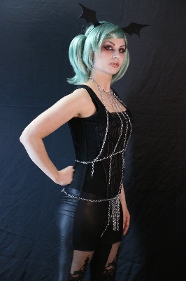 Picture of Korean k pop style body jewellery chain women body jewellery chain