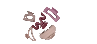 Picture of New trending stylish 5 pis Korean hair claw clip set for women fashion