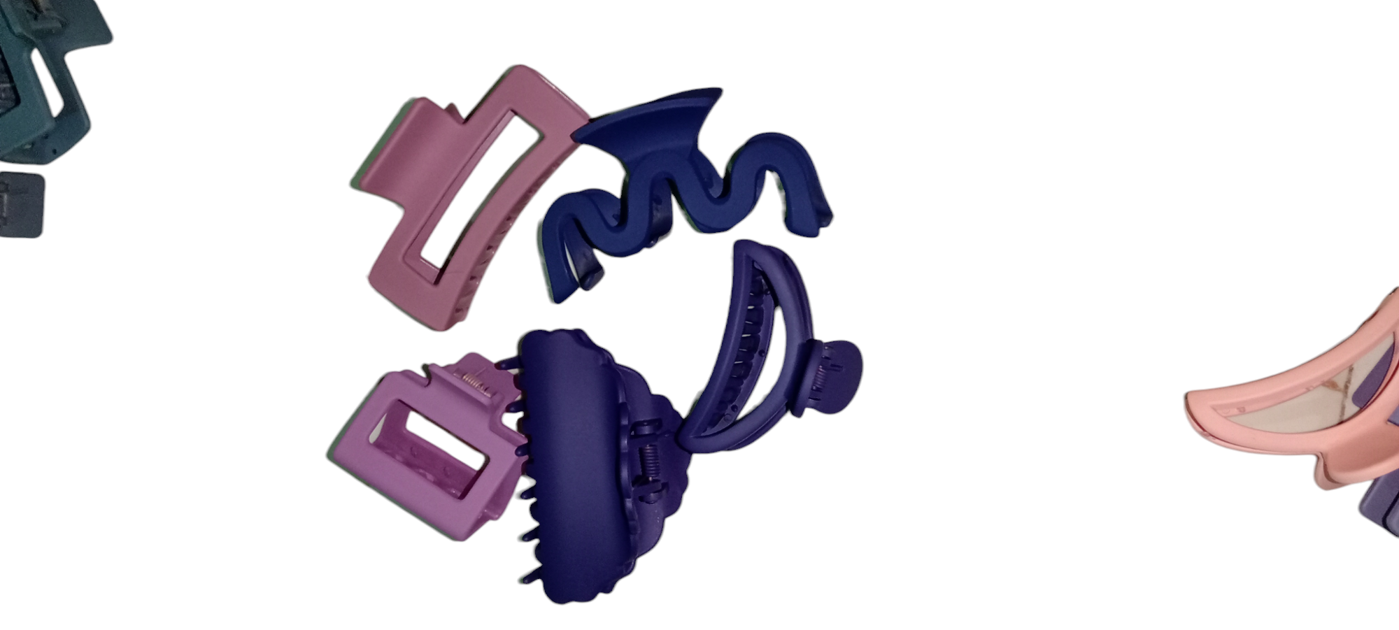 Picture of New trending stylish 5 pis Korean hair claw clip set for women fashion