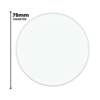 Picture of Double Convex Optical Lens 75 mm