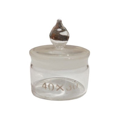 Picture of Glass Weighing Bottle 40x30mm for Lab Use