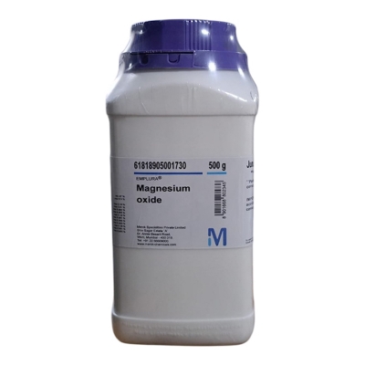 Picture of Magnesium Oxide 500gm Merck, India