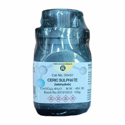 Picture of Ceric Sulphate Tetrahydrate 100g ResearchLab India