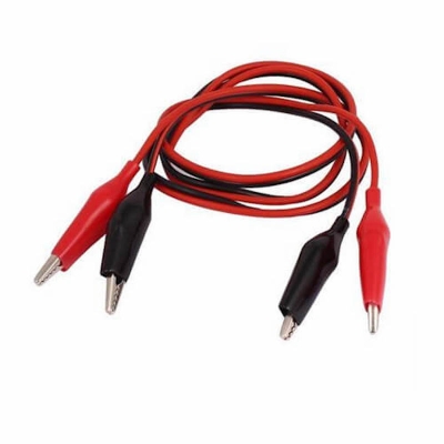Picture of 1 Pair Alligator Crocodile Clips with 2 Feet Cable