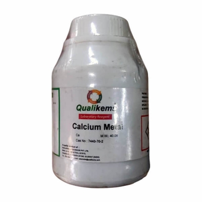Picture of Calcium Metal 100g Lab Reagent Qualikems