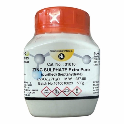 Picture of Zinc Sulfate Heptahydrate 500g Research Lab