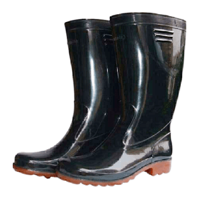 Picture of JCD Waterproof Gum Boot Black Color, Size: 43