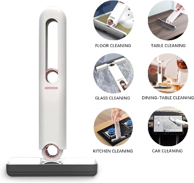 Picture of Portable Self-Squeezing Sponge Mop for Car Glass, Wooden Floor, Bathroom, Mirror, Small Space