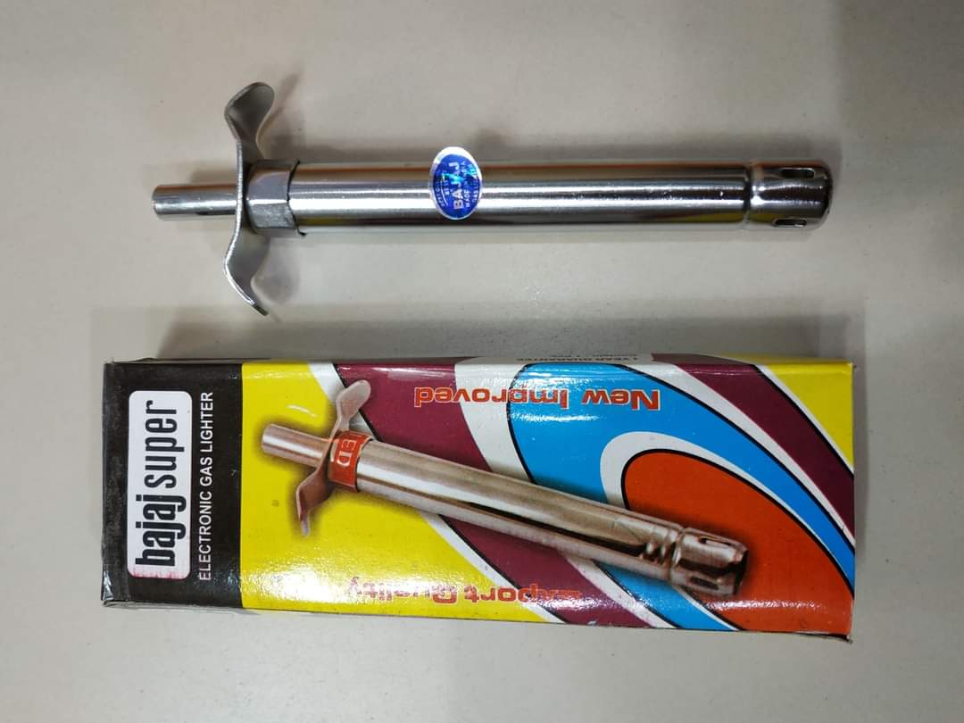 Picture of Electric Gas Lighter-Silver, Bajaj Electronic Gas Lighter
