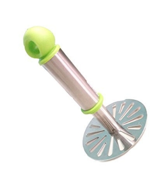 Picture of Stainless Steel Potato Crusher Vegetable Smasher Pav Bhaji Masher with Handle for Effortless Kitchen Uses