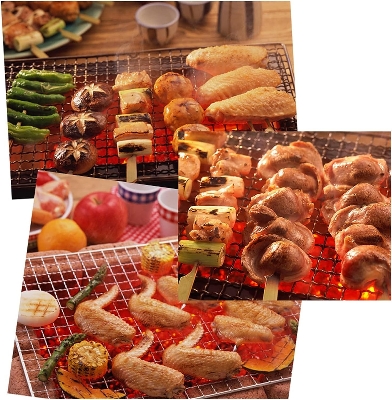 Picture of Square BBQ Grill Mesh Mat 304 Stainless Steel Grill Wire Mesh Outdoor Camping Pot Rack Korean Barbecue Non-Stick Grilling Mats